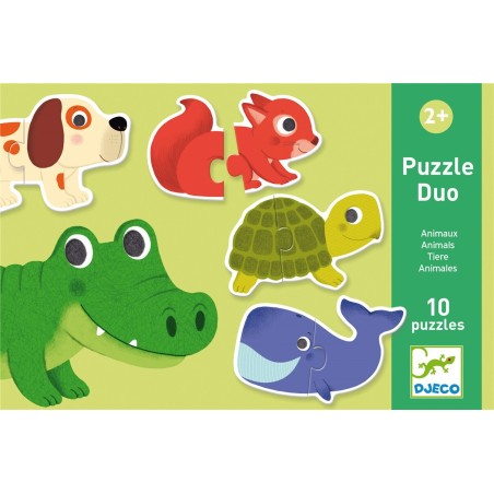 Puzzle dúo Animales