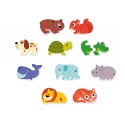 Puzzle dúo Animales