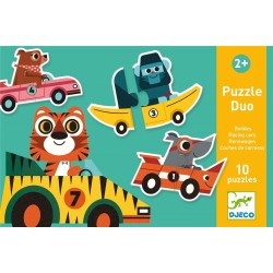 Puzzle dúo Coches de carreras