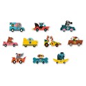 Puzzle dúo Coches de carreras