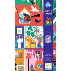 Puzzle Gigante La casa de los amiguitos - 36 piezas
