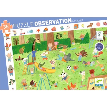 Puzzle Observación El jardín de los amiguitos