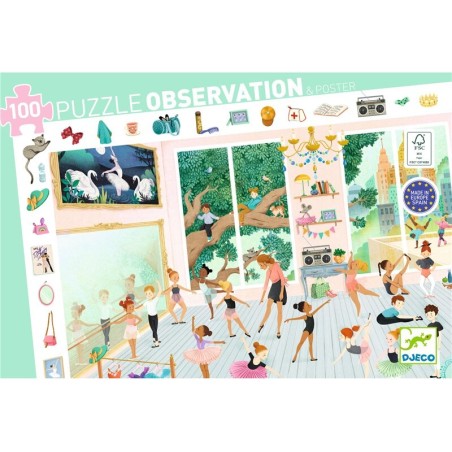 Puzzle Observación La escuela de baile - 100 piezas