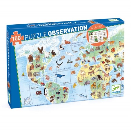 Puzzle Observación Los Animales del mundo