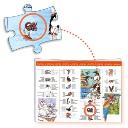 Puzzle Observación Los Animales del mundo - 100 piezas