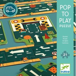Puzzle Pop to play  Carreteras - 20 piezas