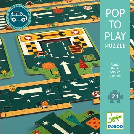 Puzzle Pop to play  Carreteras
