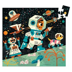Puzzle Silueta Estación espacial - 54 piezas