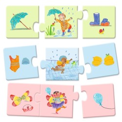 Puzzle trío Educativos Mi vida diaria