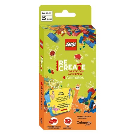 LEGO RECREATE ANIMALES CONSTRUCCION TARJETAS