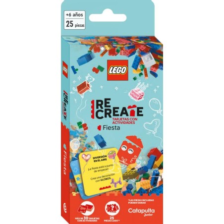 LEGO RECREATE FIESTA CONSTRUCCION TARJETAS