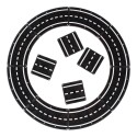 MAGNA-T XTRA Roads Set 12 pcs