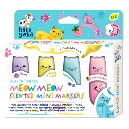 Mini Marcadores Aromáticos Meow Meow