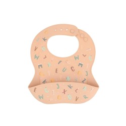 Babero Silicona Funny Letters