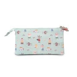 Estuche 3 Compartimentos The Three Little Pigs