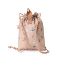 Mochila Saco Tela Funny Letters