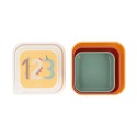 3 Cajas Almuerzo Funny Letters