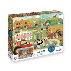 Puzzle Granja - Richard Collingridge - 24 piezas