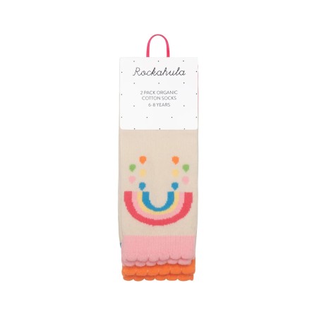 2 Calcetines Vintage Rainbow and Sun 3-5 años