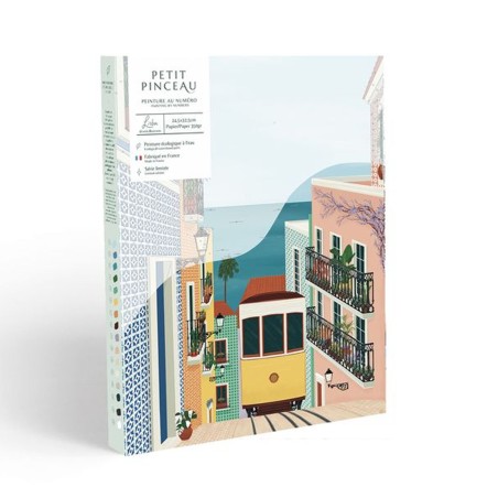 Kit de pintura por números - Tranvía de Lisboa