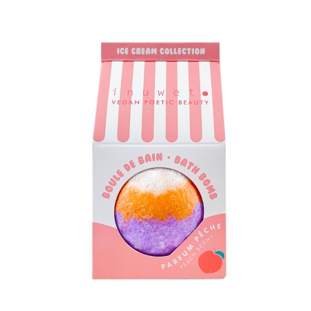 Bomba de baño colección helado - aroma melocotón
