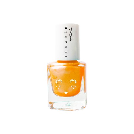 Esmalte de uñas a base de agua Kids NARANJA NEÓN - aroma MANGO