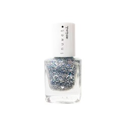 Esmalte de uñas a base de agua Kids PURPURINA PLATEADA- aroma VAINILLA