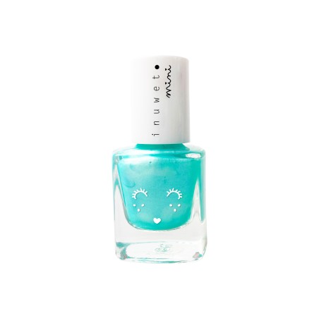 Esmalte de uñas a base de agua Kids TURQUESA - aroma MANZANA