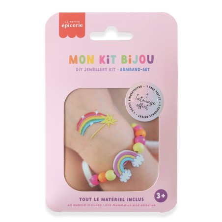 Kit de joyas para niños - Pulsera arcoíris