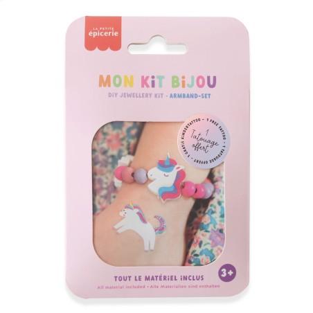 Kit de joyas para niños - Pulsera de unicornio