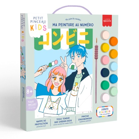 Kit de pintura por números - Petit Pinceau Kids Konbini