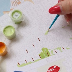 Kit de pintura de números - Primavera en París de Mabel Sorrentino