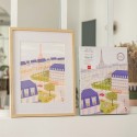 Kit de pintura de números - Primavera en París de Mabel Sorrentino