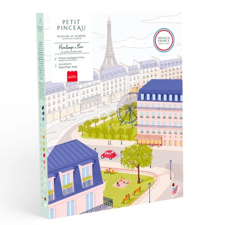 Kit de pintura de números - Primavera en París de Mabel Sorrentino