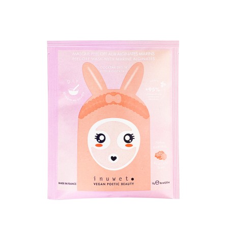 Mascarilla facial peel-off en polvo - detox aroma Lichi rosa