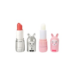 Set de 2 bálsamos labiales - CHLOE (coco y fresa)
