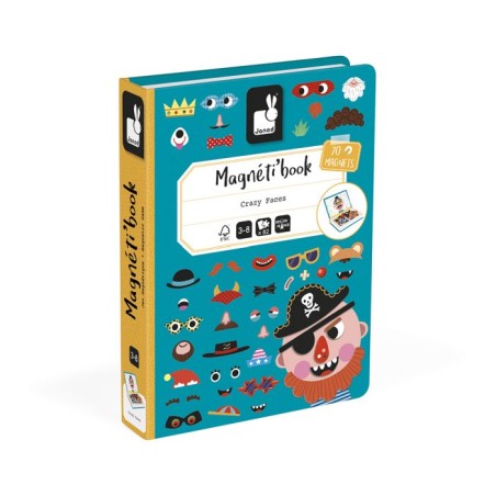 MAGNETI'BOOK CRAZY FACES CHICOS