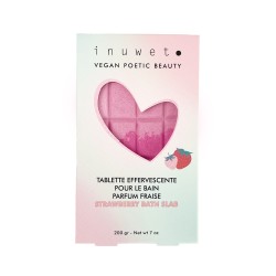 Tableta efervescente baño  - Fresa