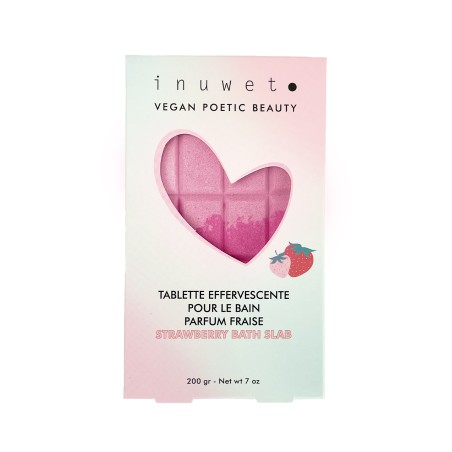 Tableta efervescente baño  - Fresa