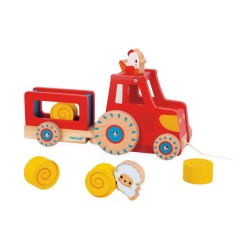 TRACTOR CON CUERDA DE ARRASTRE
