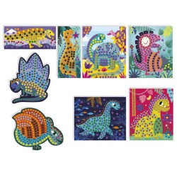 SET MANUALIDADES MOSAICO DINOSAURIOS