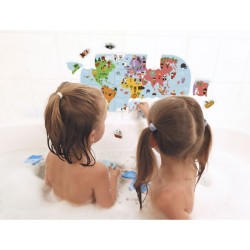PUZZLE DEL MUNDO DE BAÑO