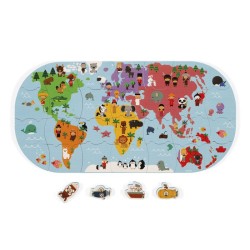 PUZZLE DEL MUNDO DE BAÑO