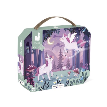 PUZZLE  54 PIEZAS  - UNICORNIOS