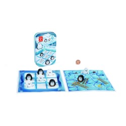 Juego de bolsillo Tres en Raya-Serpientes y Escaleras