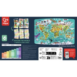 Puzzle y Juego de Mapamundi 2 en 1
