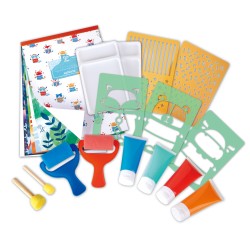 Set de pintura con esponja