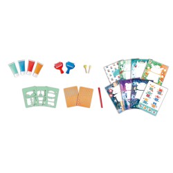 Set de pintura con esponja