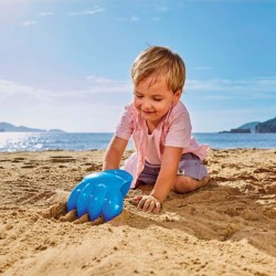 Playa - Rastrrillo gigante azul
