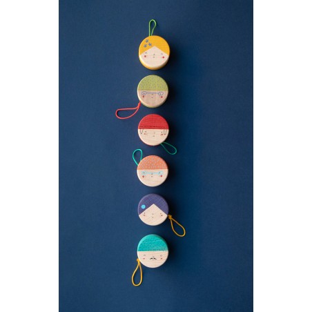 Yoyo - Best Friends (Bubbles, Buttons, Freckles, Loaf, Moustache y Patatof) 2 de cada(SET 2x6)